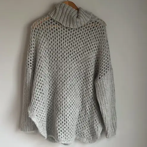 Reiss Fanella wool blend Roll Neck Cape Knit Jumper sweater