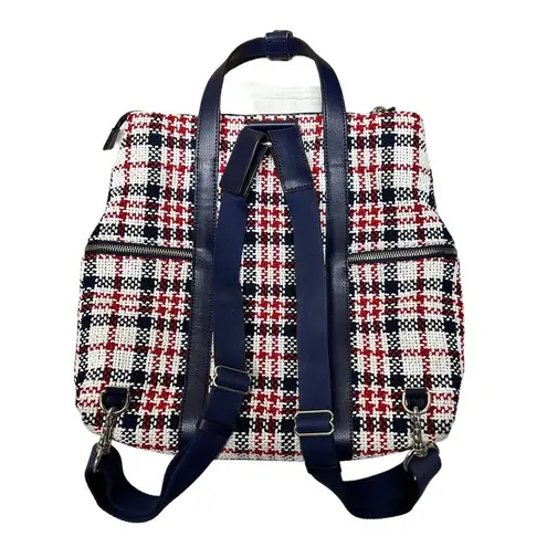 Henri Bendel  Jetsetter Large Convertible Plaid Backpack