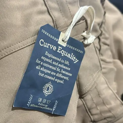 Democracy NWT "Ab"leisure Plus Size High Rise Utility Wide Leg with Self Tie 3X