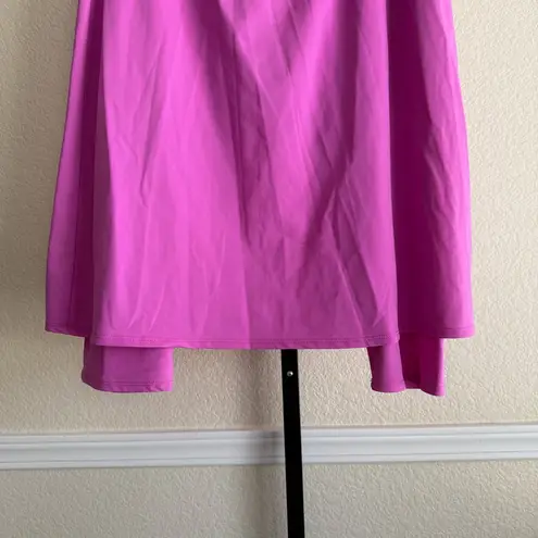 Women’s Pink Purple XL 1X Comfy Workout Athletic Modest Stretchy Leggings Skirt