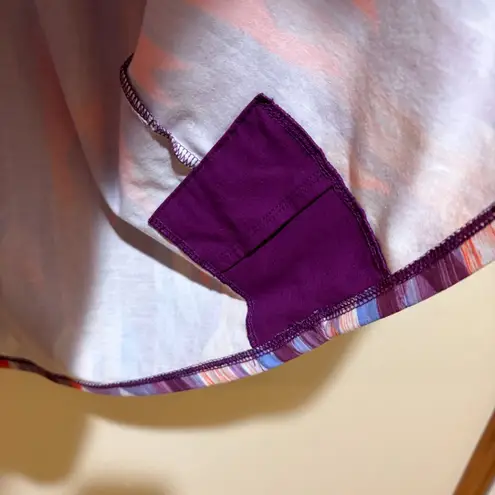 prAna Calico Active Dress Grapevine Gemstone Print Pattern Open Back Sleeveless.