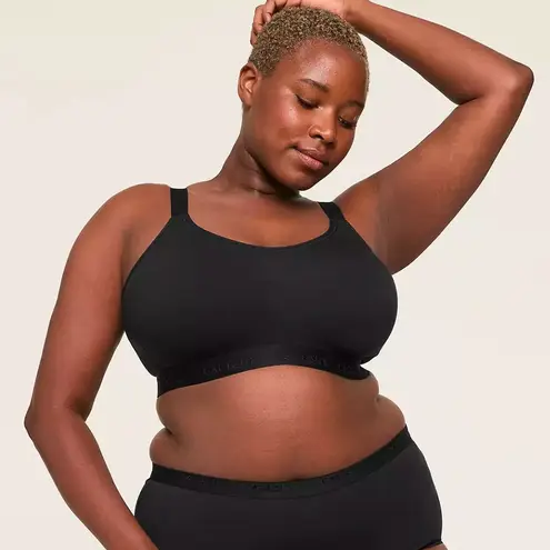 Cacique Cotton Scoop Neck Lightly Lined No Wire Scoop Bra Full Coverage size42DD