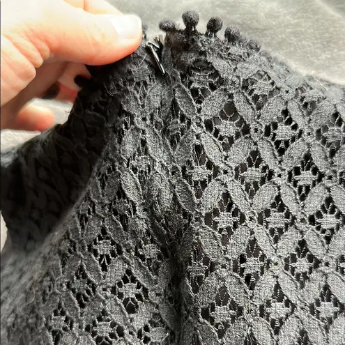 Hazel Black Ruffled Tiered Tank Top