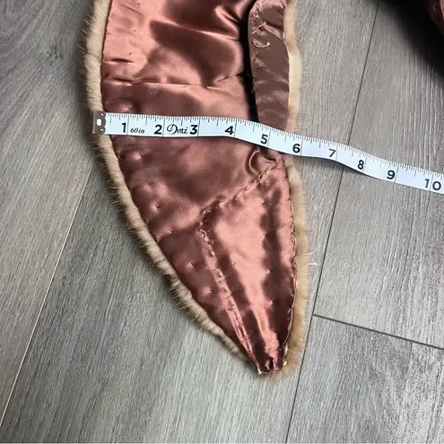 Vintage Brown Fur Collar