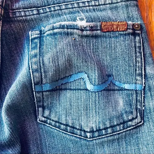 7 For All Mankind Medium Wash Bootcut Jeans, 26x28.5