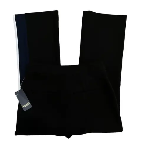 Rachel Roy RACHEL NWT Side Stripe Cropped High Rise Dress Pants Black Size 2
