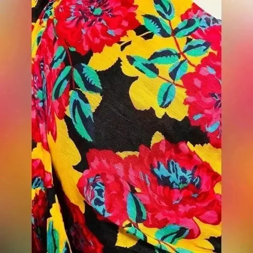 TALULAH La Maison Barcelona Bloom Mini Dress in Bright Bloom Size Medium $350