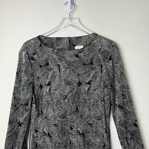 Connected Apparel Vintage Ribbed Dressy Top