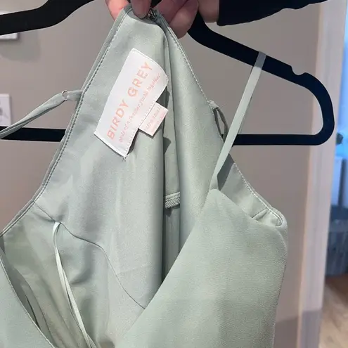 Birdy Grey Chiffon Sage Gwennie Dress Size XS