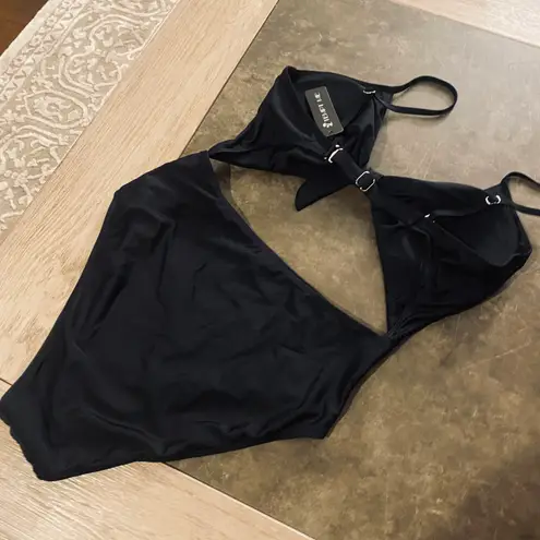 Tempt Me Women Sexy Cutout One Piece Swimsuits Tummy Control High Waisted Halter Front Tie Knot Bathing Suit