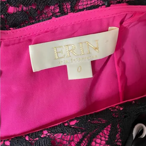 ERIN by Erin Fetherston Women’s Turn The Radio On Dress Black Pink Sz 0