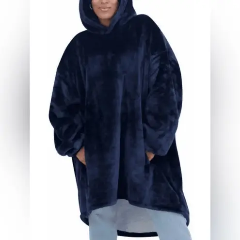 The Wayy Big Hoodie Unisex, Wearable Blanket Blue Size undefined