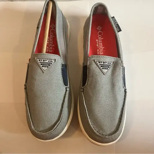 Columbia  Slack Water PFG Slip On Boat Shoes Gray/Blue Size 5.5