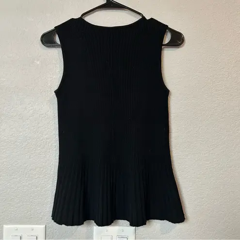 Club Monaco Pleated Ribbed Shell Sweater Tank XS