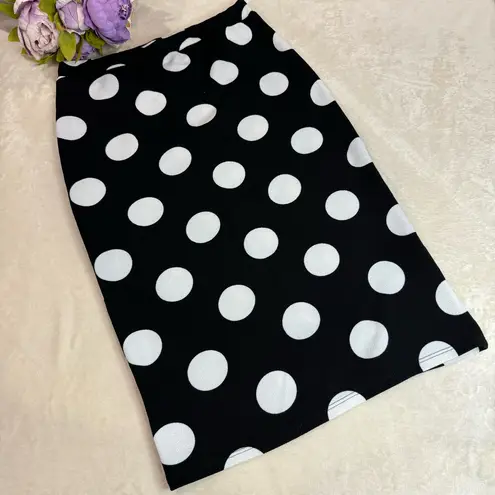 Moa Moa MOA Black and White Polka Dot Skirt