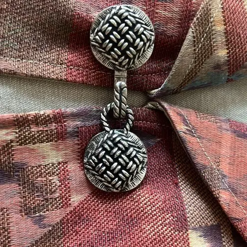 Vintage Roper Southwest Vest 80s Boho Print Hippie Southwestern Vest size 3X