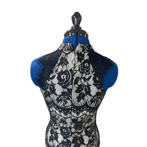 Filly Flair Lace Mini Dress Cocktail Women's Size M Sleeveless Fitted Homecoming