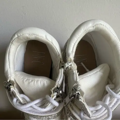 I.N.C. INTERNATIONAL CONCEPTS Debby Wedge Silver Bling Sneaker Size 6 #B1165