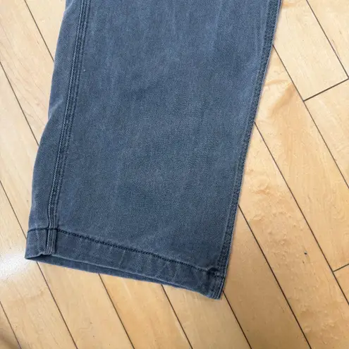 Aritzia TNA Grey Denim Jeans Wide Leg Size 6
