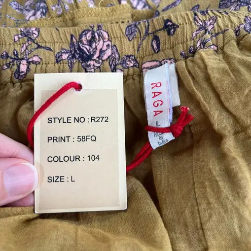 Raga Women's Sofia Floral Pleated Mini Skirt In Nocolor Size L. NEW