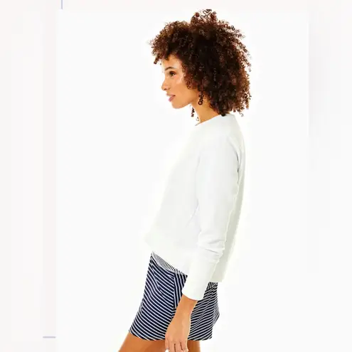 Addison Bay Active Rib Everyother Day Crewneck Sweatshirt in Navy NWT $168