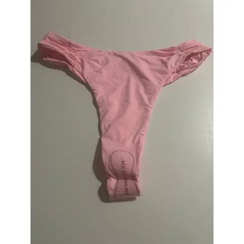 Riot Swim Thong Bikini Mira Bottom - Blush XL