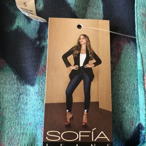 Sofia Vergara Womens Midi Dress Size Small Sleeveless New