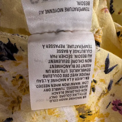 Karen Scott 1X-Large Top Floral Swiss Dots Button-Up 3/4 Sleeves Lightweight - Image 9