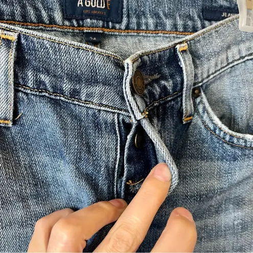 AGOLDE  Straight 100% Cotton Button Fly Jeans Size 24