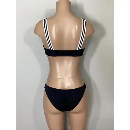 Seafolly New. 3 snap black scoop bikini set. Size USA 6. Retails $174 - Image 5