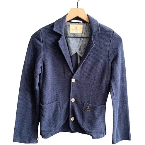 Scotch & Soda Scotch Shrunk Navy Blue Blazer