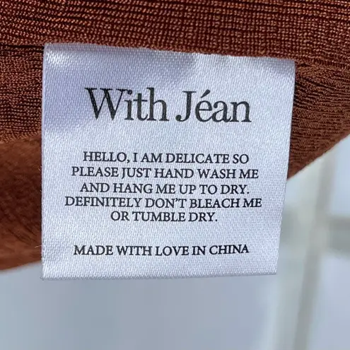 With Jean With Jéan Lena Dress in Brown medium