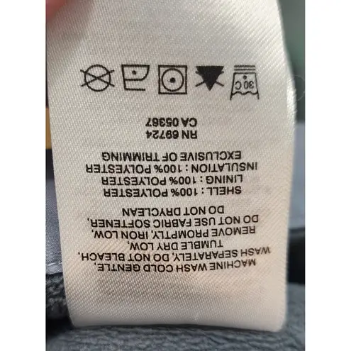 Columbia Women's Puffer Vest Full Zip Up Sleeveless Jacket Medium Gray