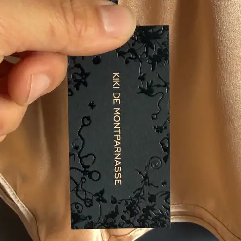 Kiki de Montparnasse Amour Lounge Tap Shorts, Size XS, Nude, 100% Silk, w/ Tags Pink