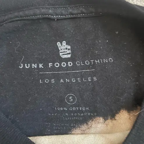 Junk Food Clothing Black and Tan Tee