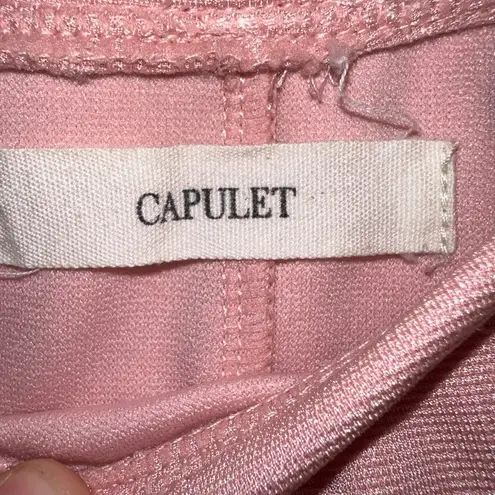 Capulet x REVOLVE Eva Off the Shoulder Mini Dress in Blush size small