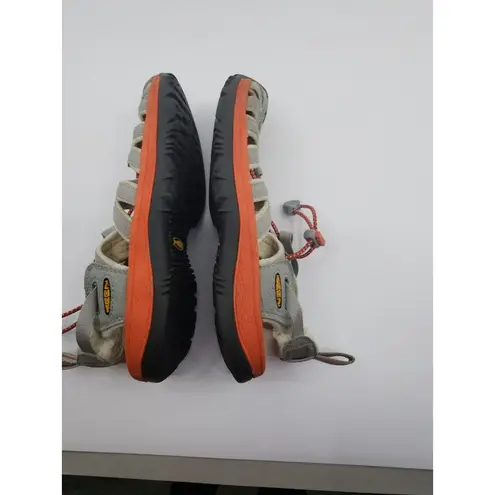 Keen Womens Whisper Walking Sandal Pink Waterproof Bungee Lace Hiking Size 6