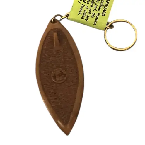 Vintage Coco Joes Hawaii Surfboard Keychain Hapa