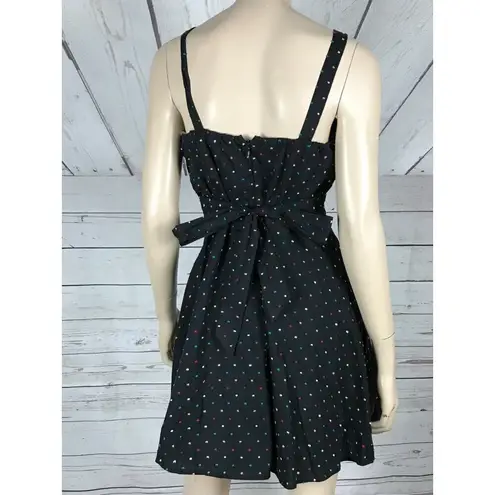 HEART SOUL Colorful Polka Dot Cotton Dress NWT L Black Size undefined