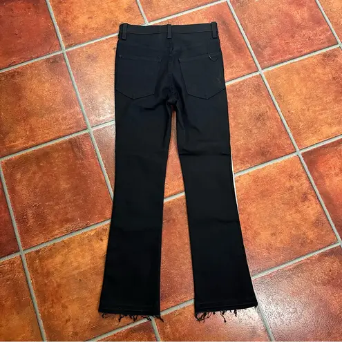 Veronica Beard Black Denim Jeans w/ Tuxedo Stripe