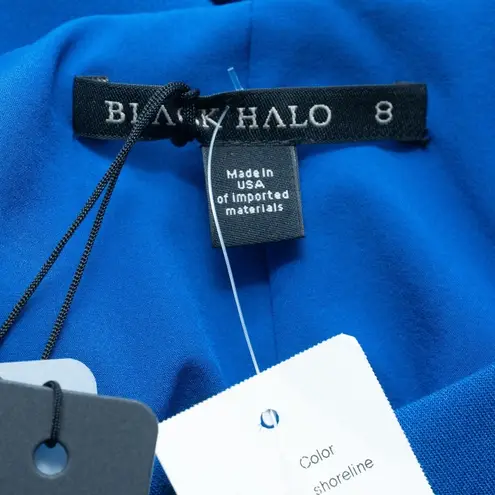 Black Halo . Holland Flutter-sleeve Button-down Midi Dress.