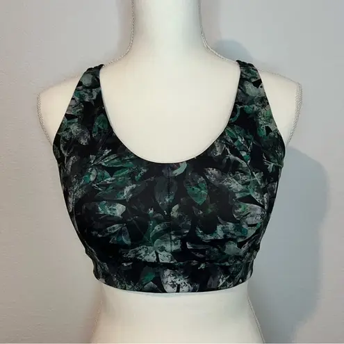 All In Motion  Leafy Abstract Print Sports Bra