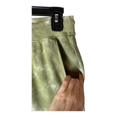 Velvet by Graham & Spencer Pants Women XS Green Tie Dye Nissa Fleece Sweatpants