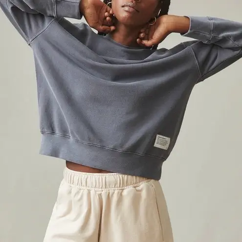 American Giant Crewneck Sweatshirt Dark Gray Textured Cotton XS Made in USA