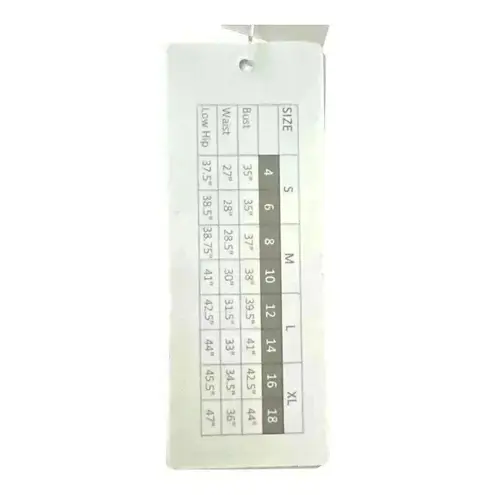 Jantzen White Jungle High Waisted Bikini Bottom, Size 16