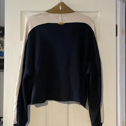 Free People Movement FP movement split second half zip color block pullover sweatshirt