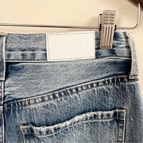 Pistola Cassie Super High Rise Straight Leg Jeans in Play Day Size 26 Distressed