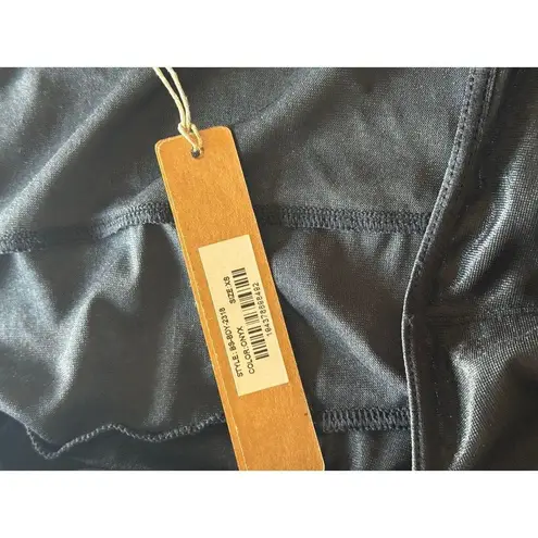 SKIMS Glissenette Long Sleeve Bodysuit Onyx Size XS