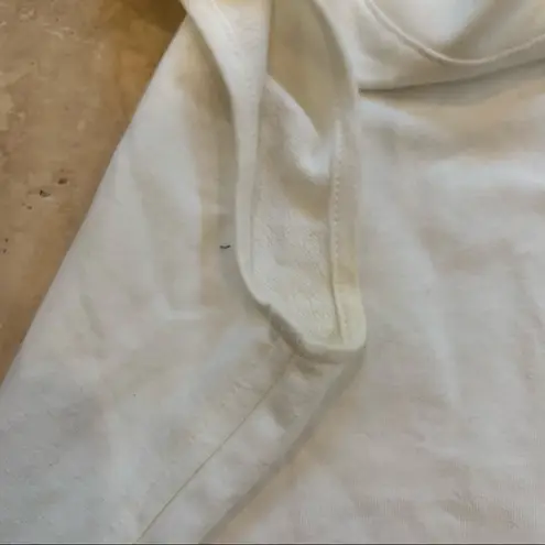 Norma Kamali Sweats Sleeveless Sweatshirt Ivory M