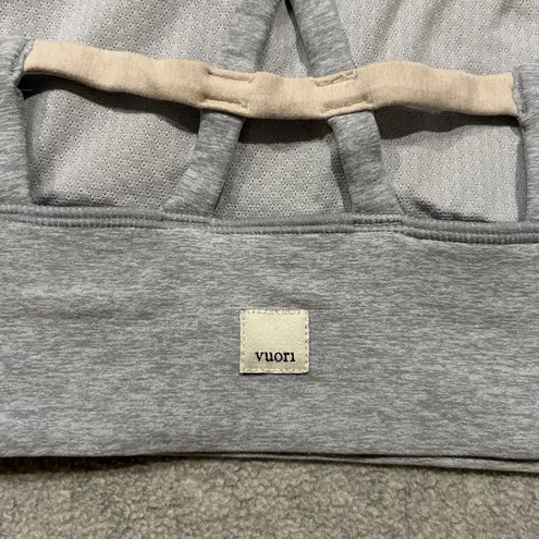 Vuori Long Line Elevation Bra Approximately Size XS Light Heather Grey
